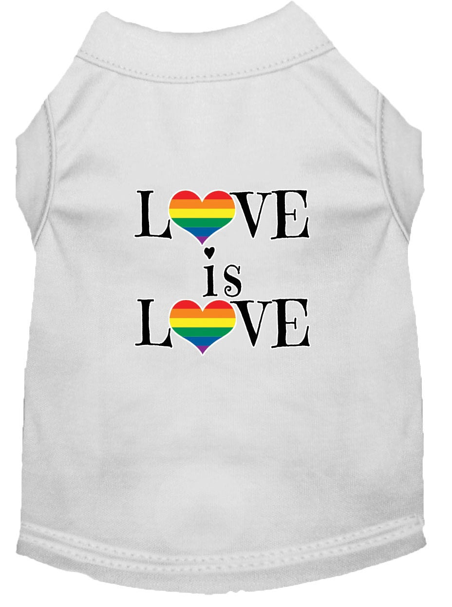 Pet Shirt "Love Is Love"