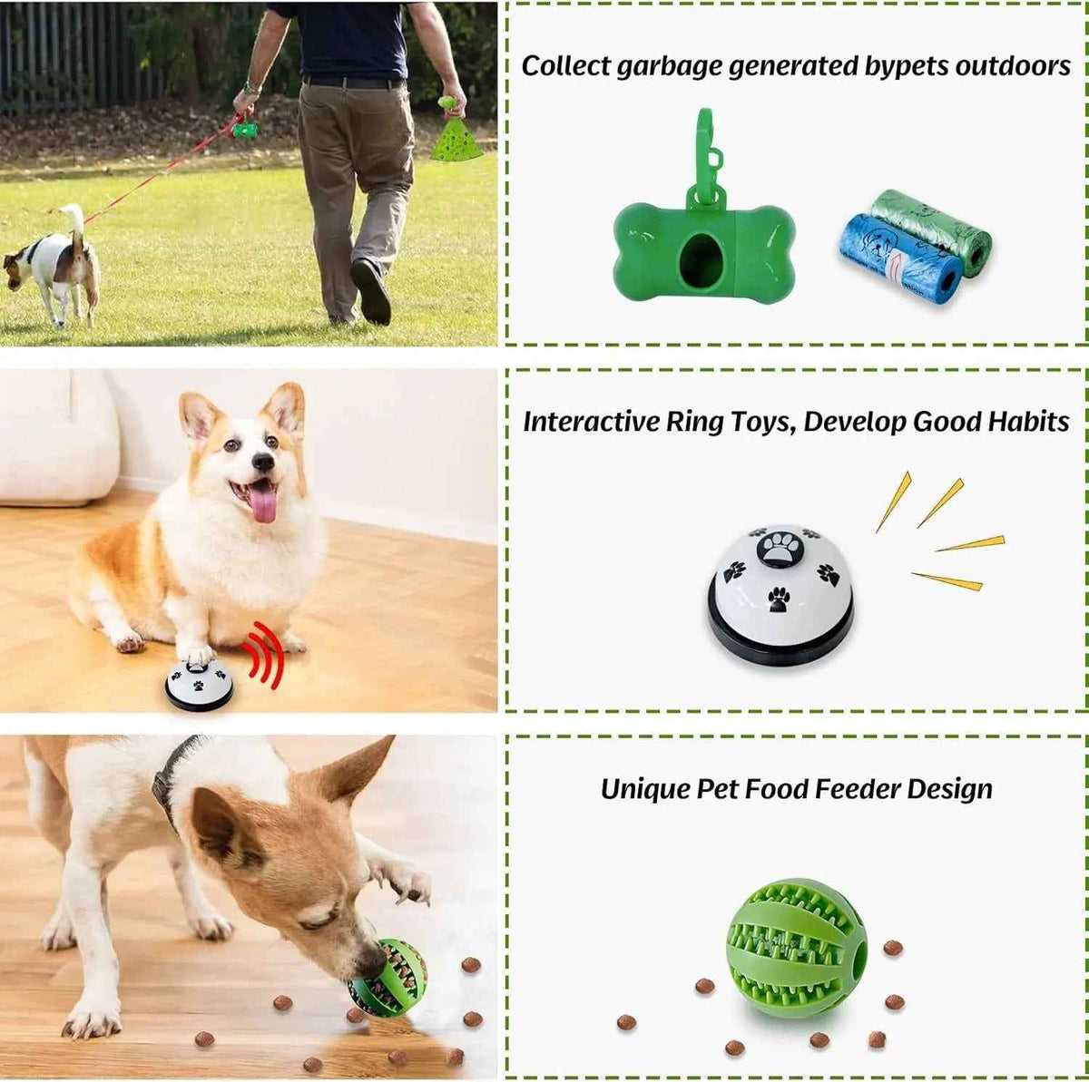 20-Piece Puppy Teething Chew Toy Set with Basket for Small & Medium Dogs